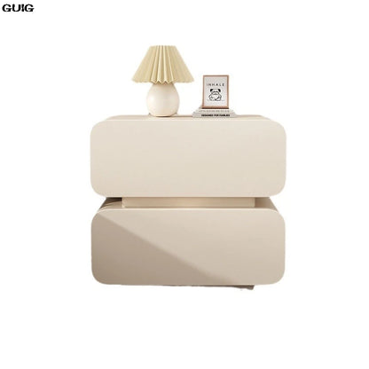 Cream Wind Bedside Table